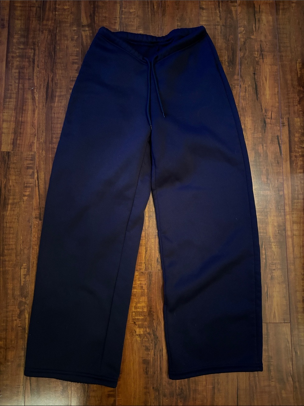 rave Wide-Leg Sweatpants - Navy